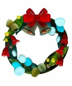Erstwilder An Australian Christmas Wreath Down Under Brooch