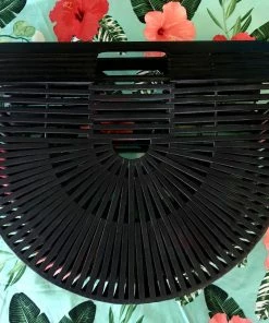 Suzie's Bombshell Boutique Accessories Bombshell Bamboo Tiki Purse - Black