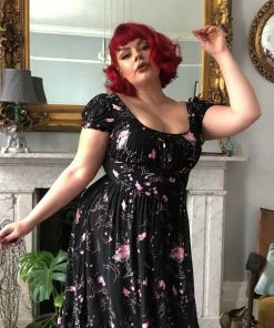 Bombshell Boutique 29 Collectif Carmen Tipsy Elephants Dress