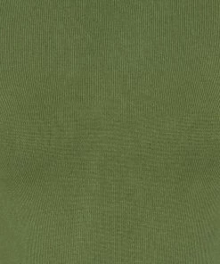 Collectif Chrissie Plain Knitted Top - Moss Green