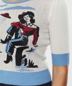 Collectif Chrissie Rodeo Dancer Knit Top