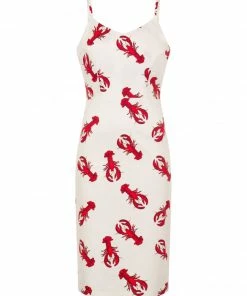 Collectif Mainline Cinthia Rock Lobster Pencil Dress
