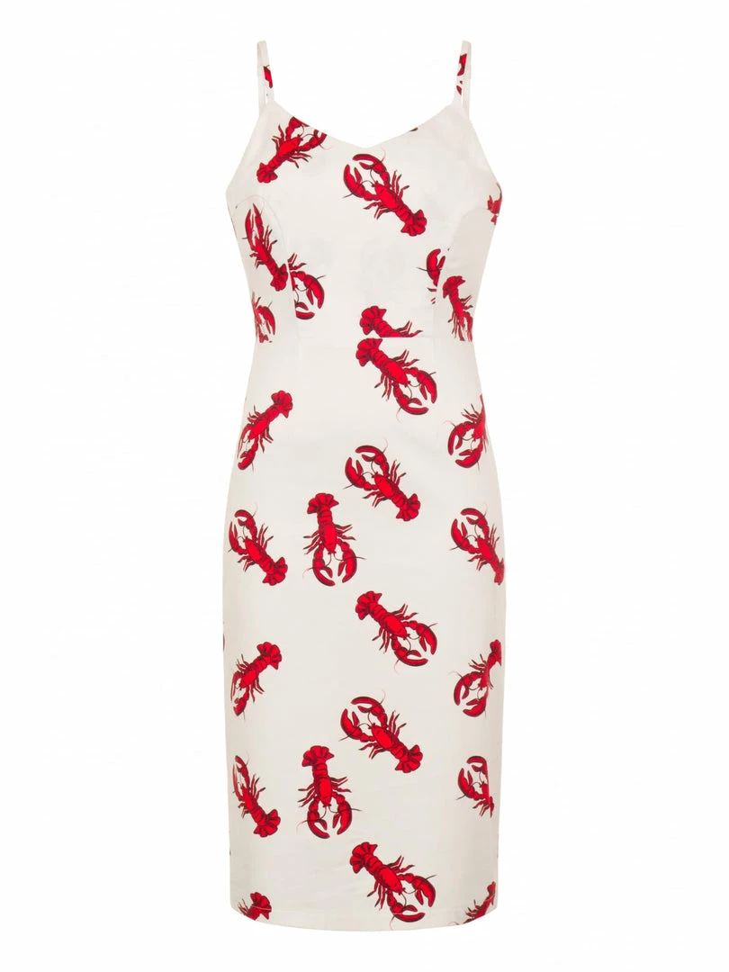 Collectif Mainline Cinthia Rock Lobster Pencil Dress 4 Collectif Mainline Cinthia Rock Lobster Pencil Dress