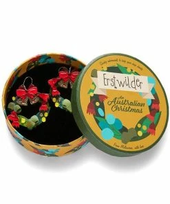 Erstwilder An Australian Christmas Wreath Down Under Earrings
