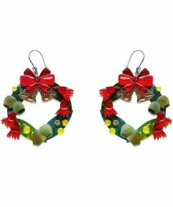 Erstwilder An Australian Christmas Wreath Down Under Earrings