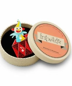 Erstwilder Cranky Jack Toy Brooch