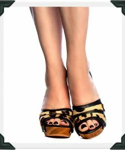 Lucky Lou Shoes Lucky Lou Rockin' Tiki Shoes - Black/Leopard