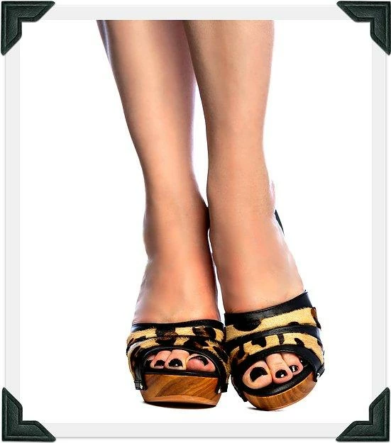 Lucky Lou Shoes Lucky Lou Rockin' Tiki Shoes - Black/Leopard 4 Lucky Lou Shoes Lucky Lou Rockin' Tiki Shoes - Black/Leopard