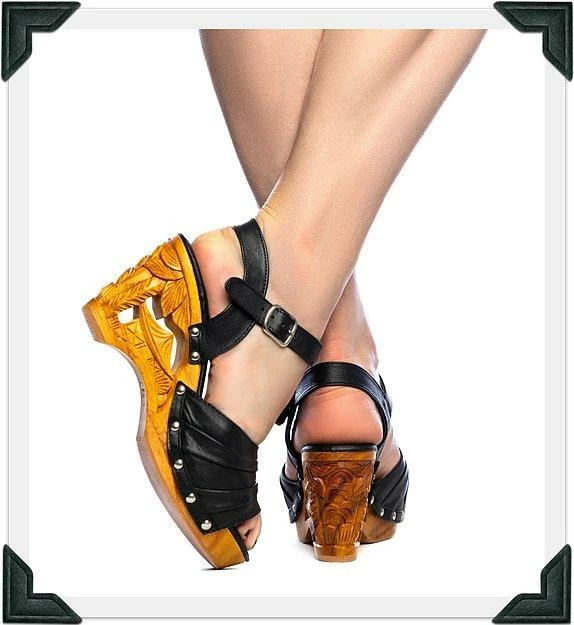 Lucky Lou Shoes Lucky Lou Souvenir Tiki Shoes - Black 3 Lucky Lou Shoes Lucky Lou Souvenir Tiki Shoes - Black