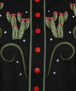 Collectif Gemma Western Cactus Shirt 9 Collectif Gemma Western Cactus Shirt
