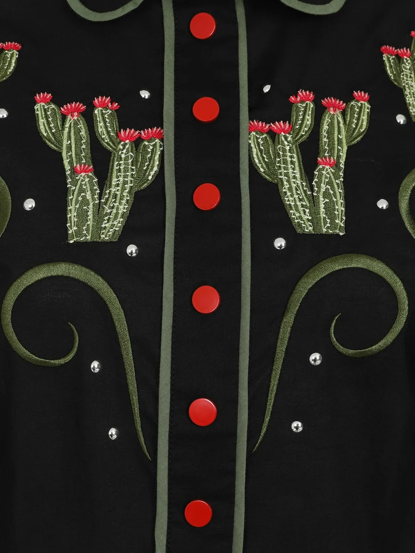 Collectif Gemma Western Cactus Shirt 5 Collectif Gemma Western Cactus Shirt