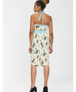 Collectif Georgie Rodeo Dancer Pencil Dress