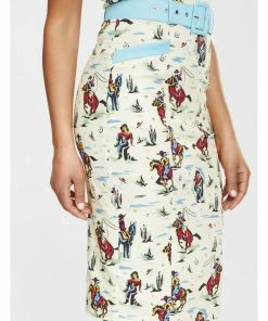Collectif Georgie Rodeo Dancer Pencil Dress