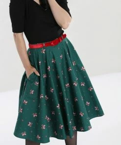 Hell Bunny Beth Christmas Skirt