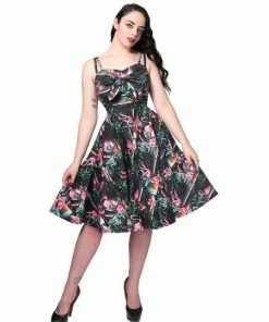 Rebel Love Clothing All Tied Up Flamingo Dress