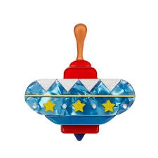 Erstwilder Spinning Around Toy Brooch