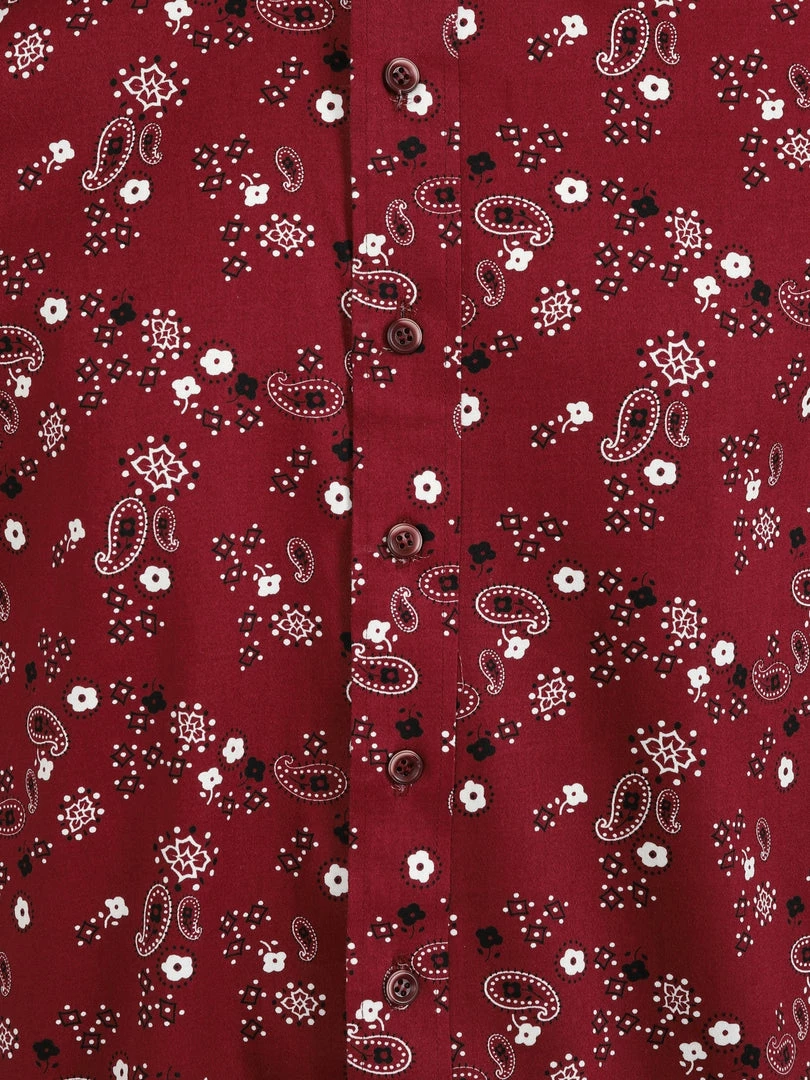 Collectif Jamie Men's Bandana Shirt 7 Collectif Jamie Men's Bandana Shirt