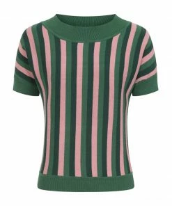 Collectif Joy Striped Knitted Sweater