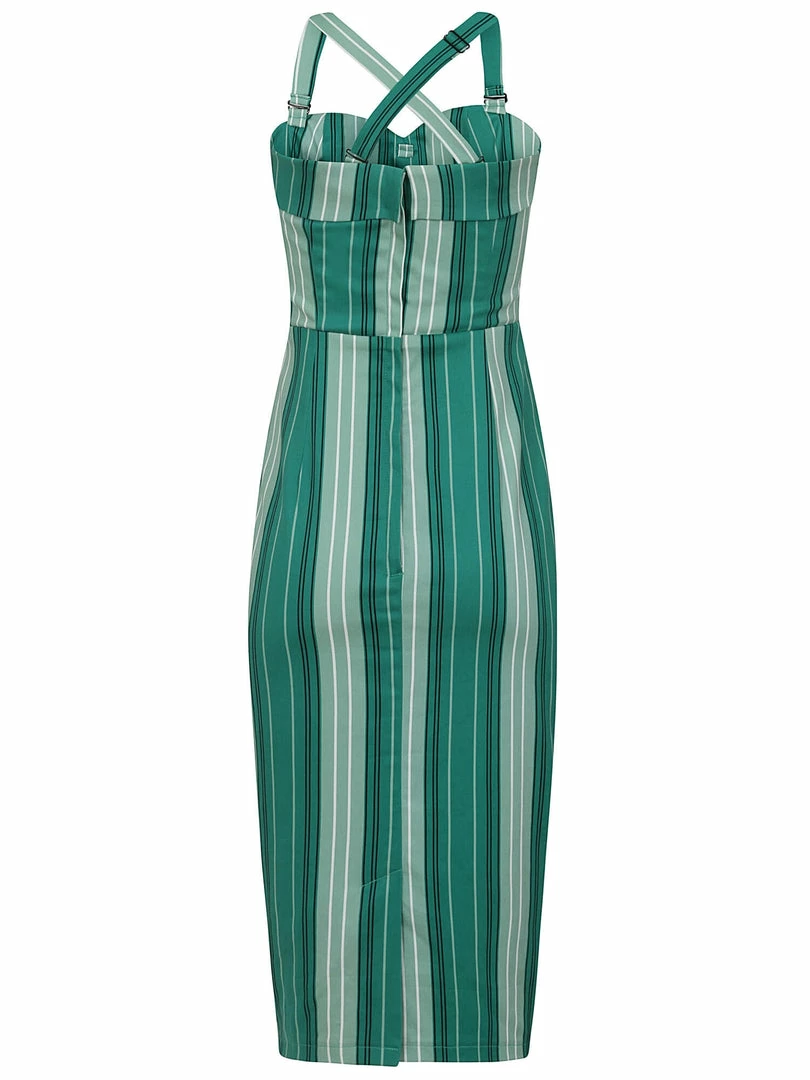 Collectif Kiana Mint Humbug Pencil Dress 7 Collectif Kiana Mint Humbug Pencil Dress