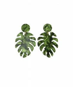 Collectif Kiko Palm Leaf Earrings