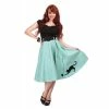 Collectif Kitty Cat Swing Skirt 2 Collectif Kitty Cat Swing Skirt