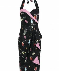 Collectif Lorna Cocktail Menu Pencil Dress