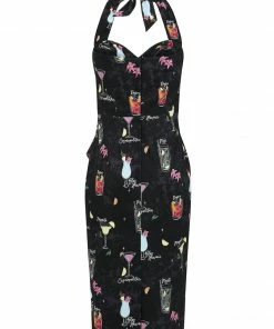 Collectif Lorna Cocktail Menu Pencil Dress