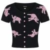 Collectif Minnie Tipsy Elephants Cardigan