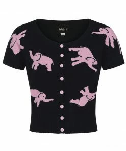 Collectif Minnie Tipsy Elephants Cardigan