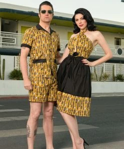 Bottoms Boulevard Nights Catalina Full Skirt - Tiki Charlie