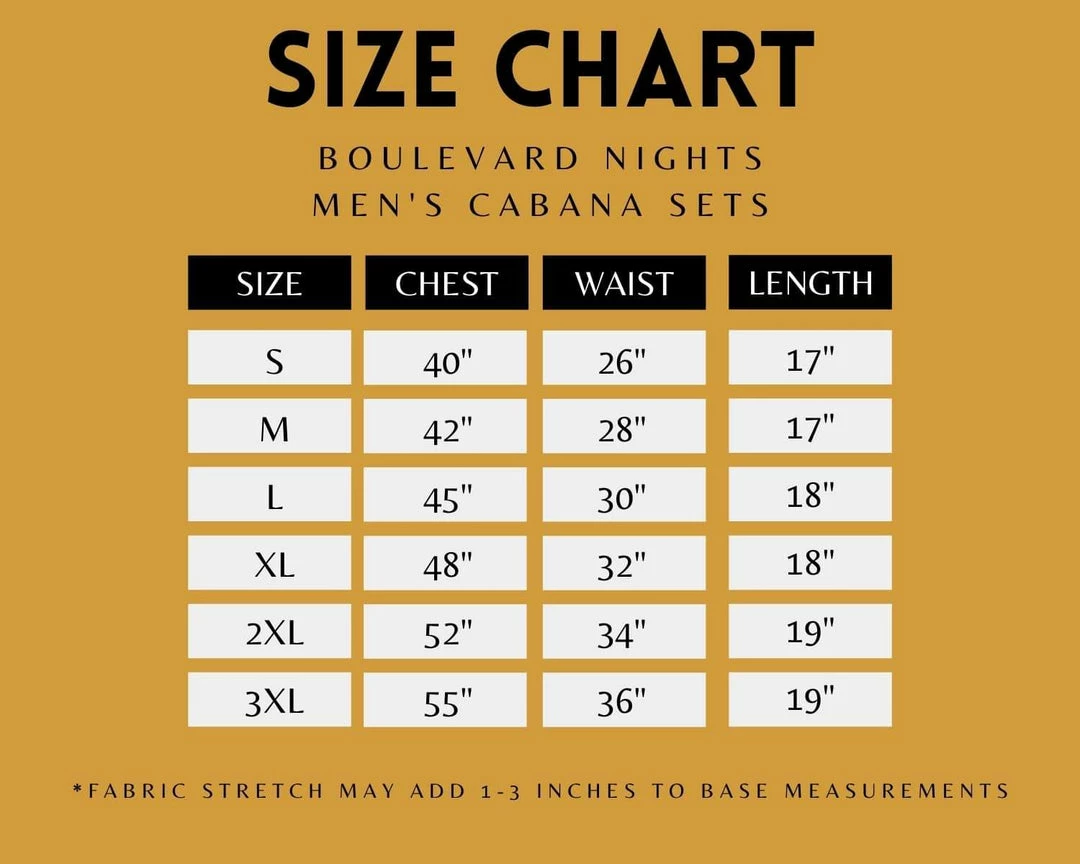 Boulevard Nights Men's Cabana Set - Tiger Leaf Green Bottoms 5 Boulevard Nights Men's Cabana Set - Tiger Leaf Green Bottoms