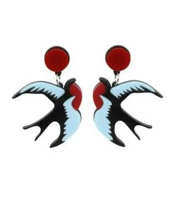 Collectif Rockabilly Swallow Earrings