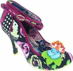 Irregular Choice Day Dreamer - Black Floral