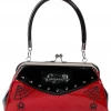Sourpuss Clothing Sourpuss Webbed Widow Purse - Red/Black 2 Sourpuss Clothing Sourpuss Webbed Widow Purse - Red/Black