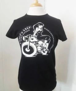 Suzie's Bombshell Boutique Biker Girl T-Shirt - Women's