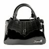 Sourpuss Clothing Sourpuss Locked Out Purse - Glossy Black 2 Sourpuss Clothing Sourpuss Locked Out Purse - Glossy Black