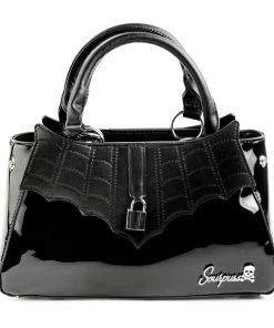 Sourpuss Clothing Sourpuss Locked Out Purse - Glossy Black