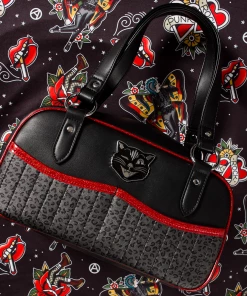 Sourpuss Jinx Tessa Purse - Black & Red Sourpuss Clothing