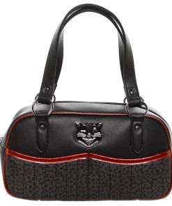 Sourpuss Jinx Tessa Purse - Black & Red Sourpuss Clothing