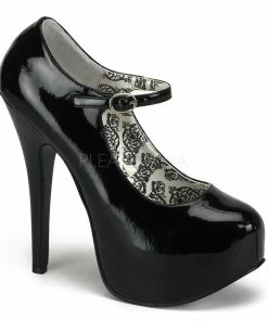 Pleaser Bordello Mary Jane - Black
