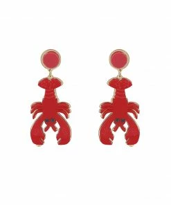 Collectif Upside Down Lobster Earrings